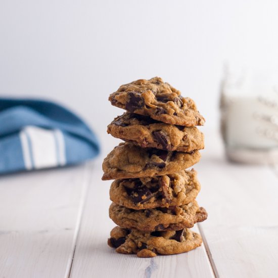 Brown Butter Pumpkin Pecan Cookies