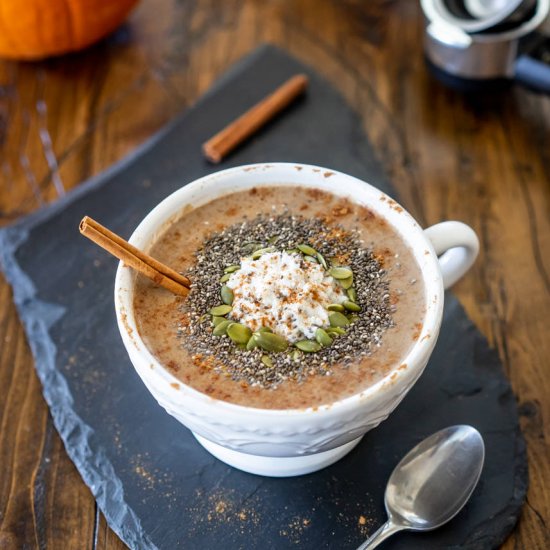 Pumpkin Spice Latte Smoothie Bowl