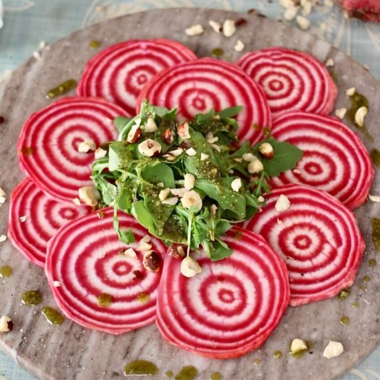 Chioggia Beet Carpaccio