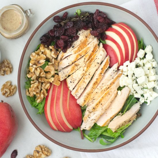 Pear Cranberry Chicken Salad