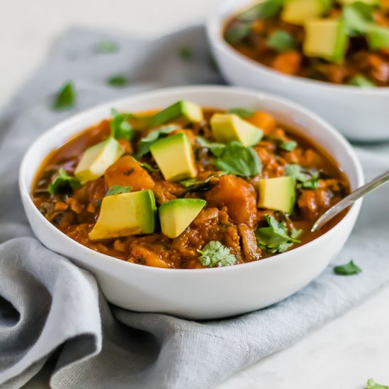 Pumpkin Spice Turkey Chili