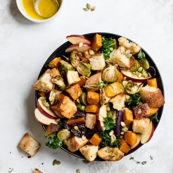 Fall Sourdough Panzanella