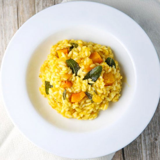 Butternut Squash and Sage Risotto