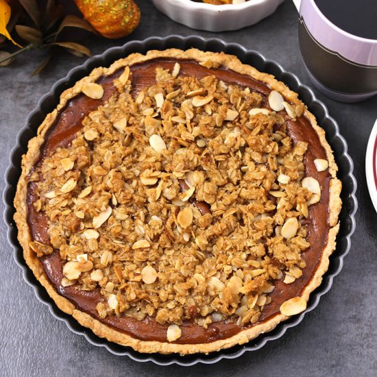 Pumpkin Pie With Streusel Topping