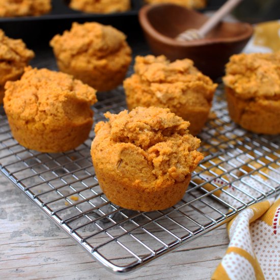 Sweet Potato Corn Muffins