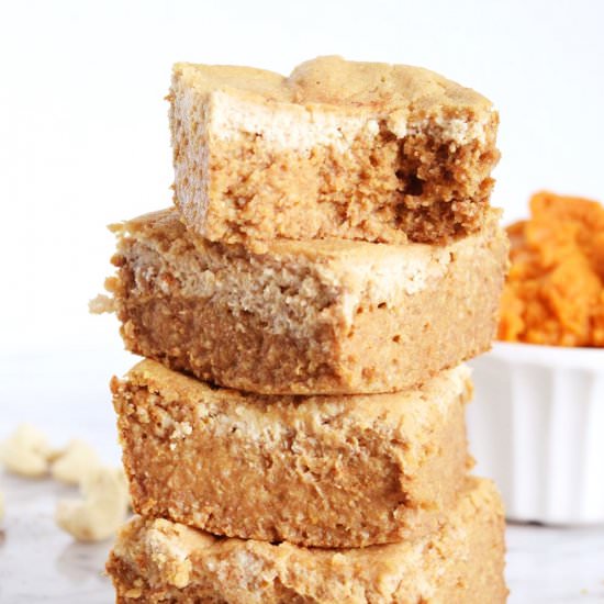 Pumpkin Spice Cheesecake Gooey Bars