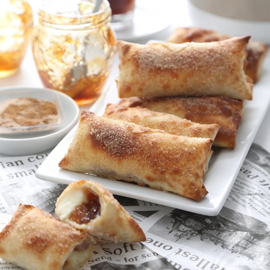 Air Fryer Cheesecake Egg Rolls