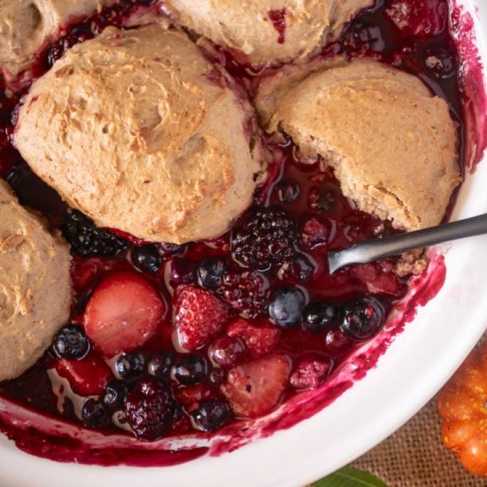 Mixed Berry Fruit Cobbler