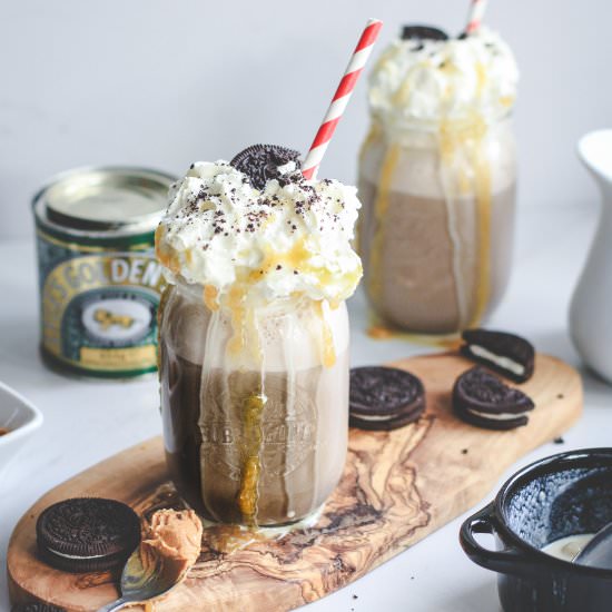 Oreo Peanut Butter Vegan Milkshakes