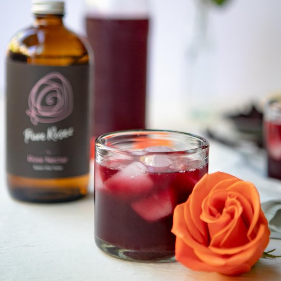 rose nectar hibiscus lemonade