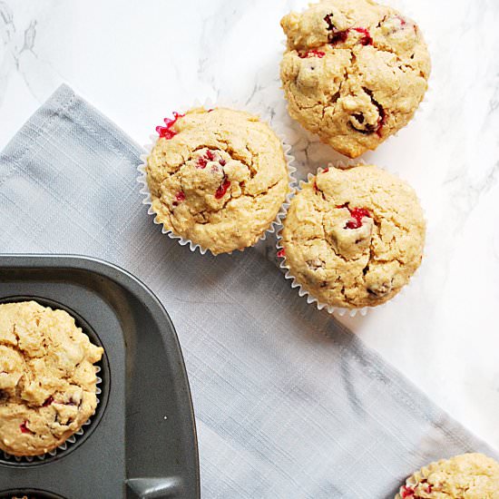 Cranberry Cream Cheese Muffins