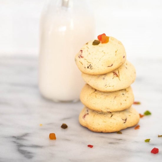 Mixed Fruit Cream Cheese Cookies