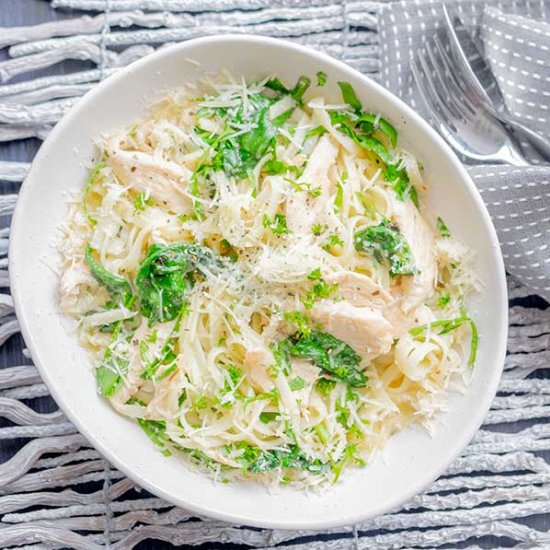 Chicken & Spinach Parmesan