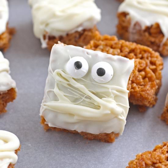 Mummy Rice Krispie Treats