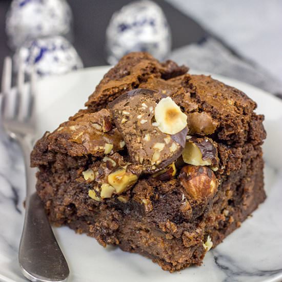 Chocolate Hazelnut Brownies