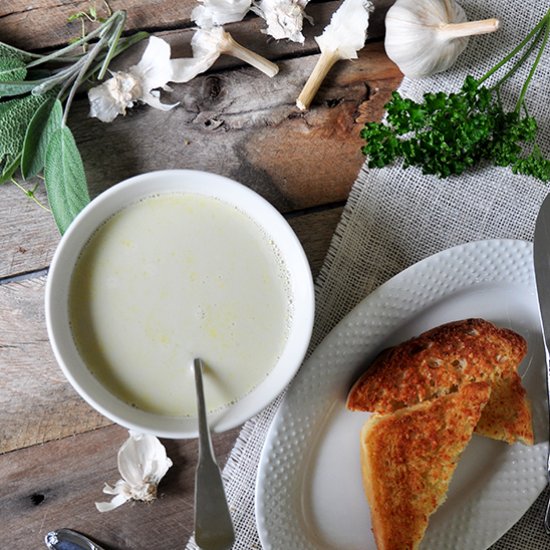 Julia Child’s Garlic Soup