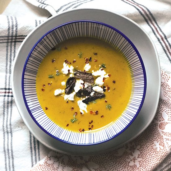 RED KABOCHA SQUASH SOUP