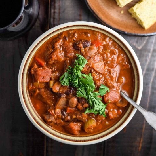 Hearty Vegan Chili