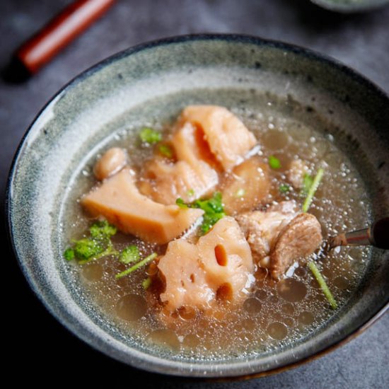 Lotus Root Soup with Pork Ribs