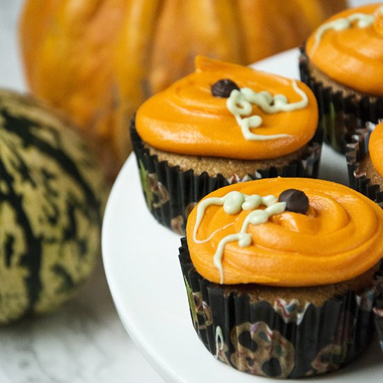 Pumpkin Halloween Cupcakes