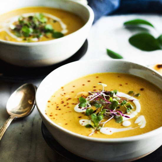 Curried Cauliflower Soup