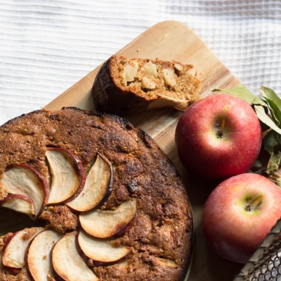 Apple Peanut Butter Cake