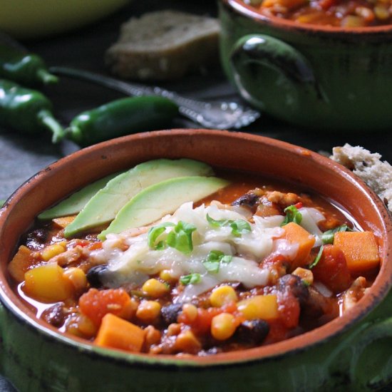 Turkey Sweet Potato Chili