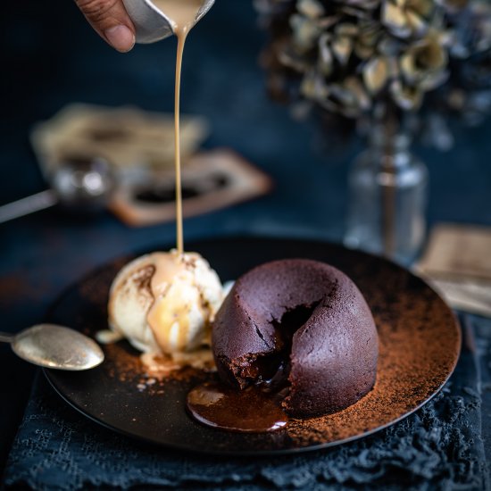 Chocolate lava cakes