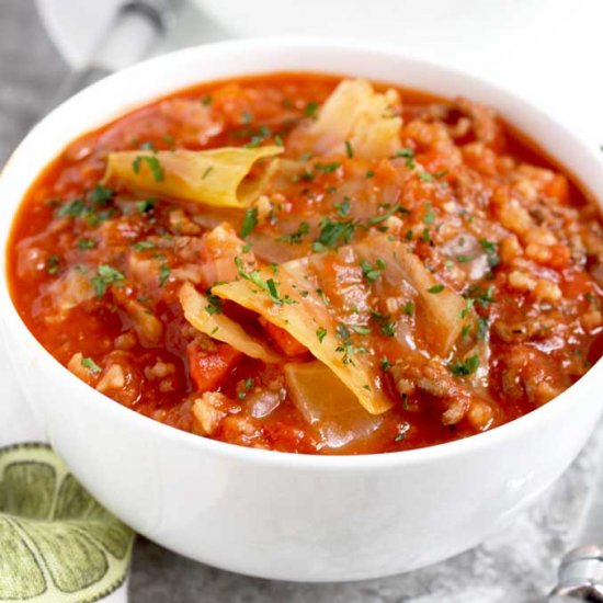 Cabbage Roll Soup