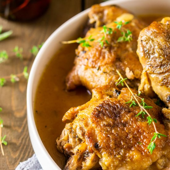 Maple-Braised Turkey Legs & Thighs