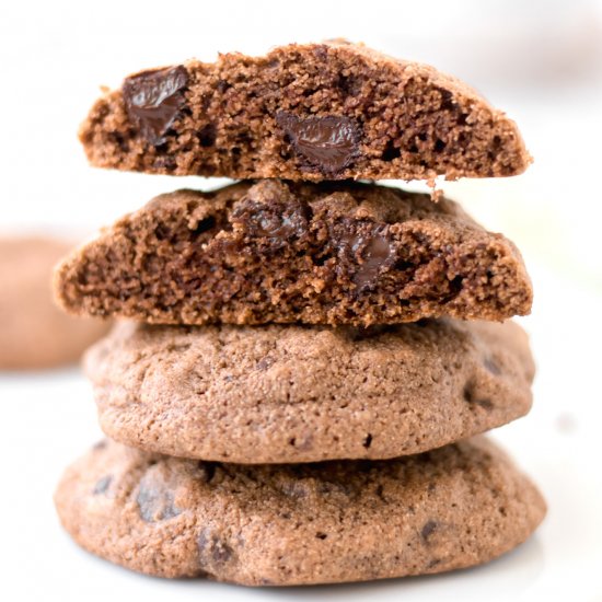 Double Chocolate Cardamom Cookies