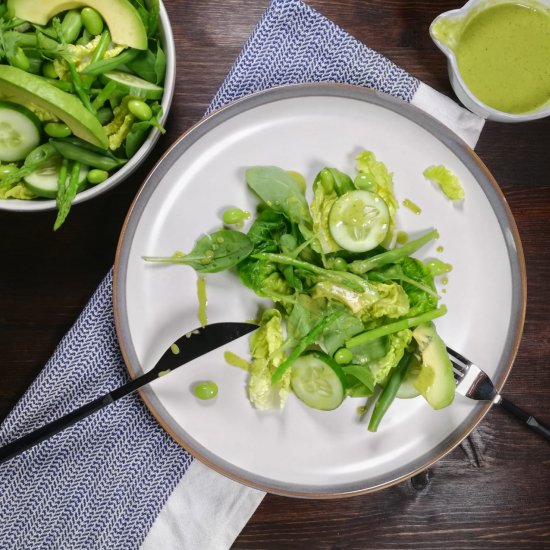 Green Salad & Jalapeno Vinaigrette