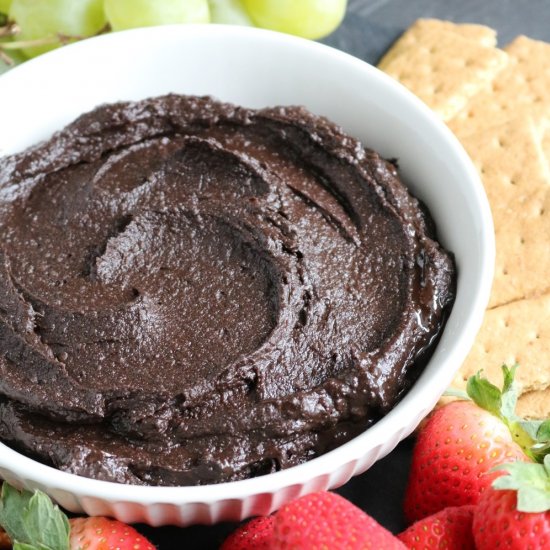 Dark Chocolate Peanut Butter Hummus