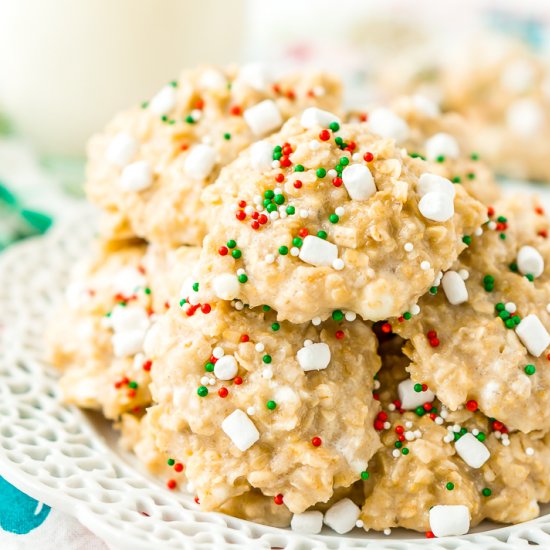 White Chocolate No Bake Cookies