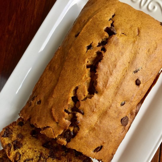 Chocolate Chip Pumpkin Bread