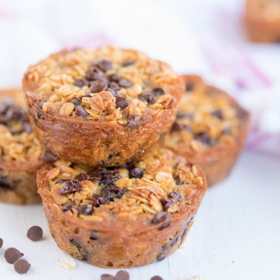 Oatmeal Choc Chip Breakfast Cups