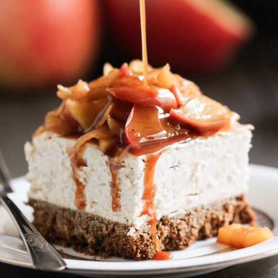 Healthy Apple Cheesecake