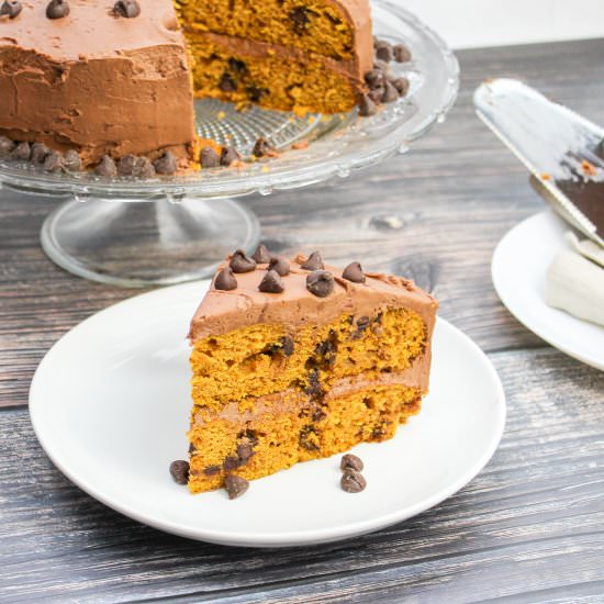 Chocolate Pumpkin Layer Cake