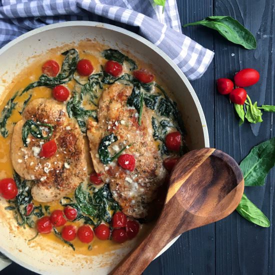 Keto Tuscan Chicken