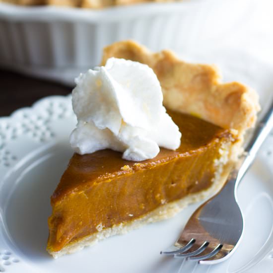 Vegan Pumpkin Pie