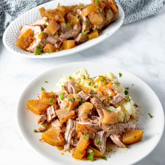 Pork Tenderloin with Apples