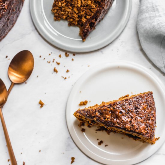 Parkin Cake (Sticky Ginger Cake)