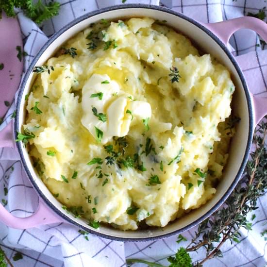 Herb Butter Mashed Potatoes