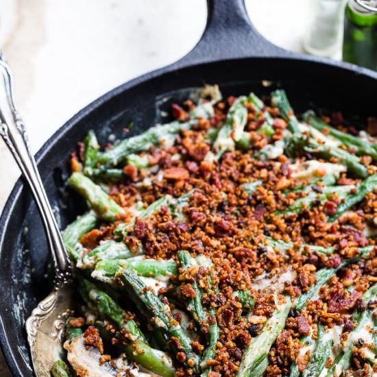 Low Carb Keto Green Bean Casserole