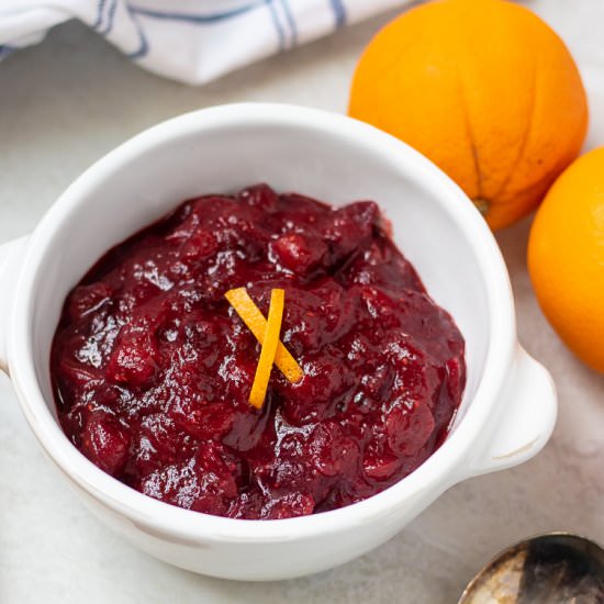 Cranberry Orange Sauce