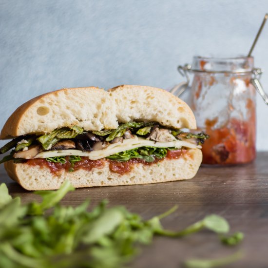 Roasted Vegetable Sandwich