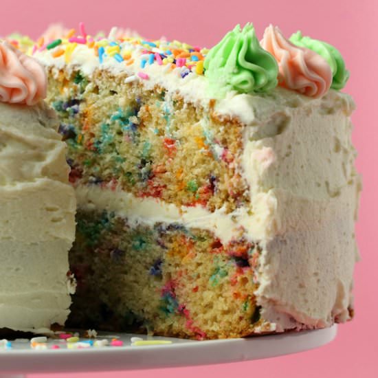 Vegan Funfetti Cake