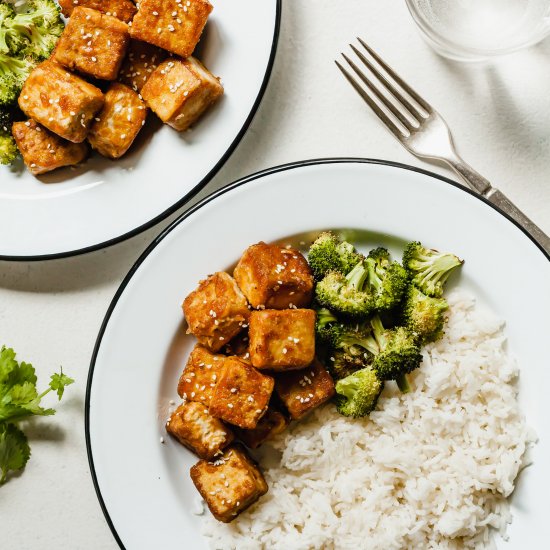 The Best Crispy Tofu