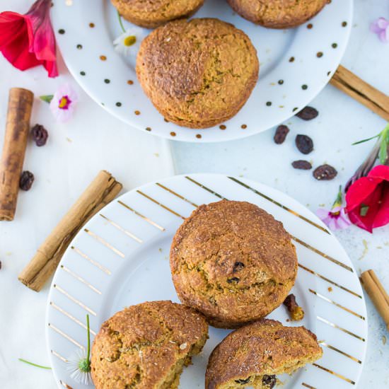 Gluten-Free Cinnamon Flax Muffins