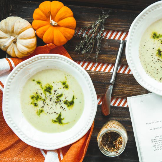 Cream Of Celery Soup With Spinach